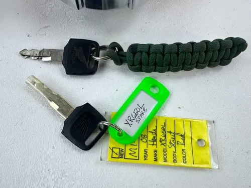 2008 Honda XR650L Ignition Keys Lock Gas Cap OEM Stock w/spare