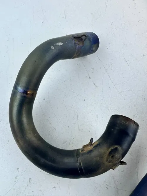 05-24 Suzuki DRZ400SM Yoshimura Exhaust Mid Pipe and Header Pipe Exhaust