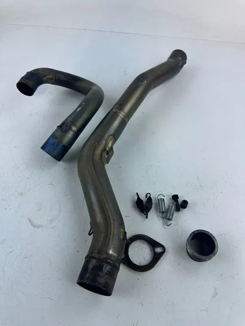 05-24 Suzuki DRZ400SM Yoshimura Exhaust Mid Pipe and Header Pipe Exhaust