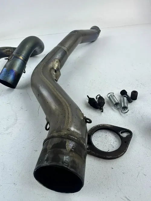05-24 Suzuki DRZ400SM Yoshimura Exhaust Mid Pipe and Header Pipe Exhaust