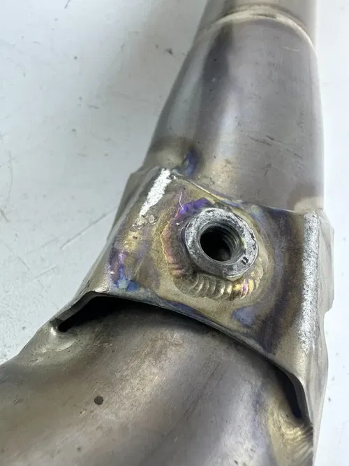 05-24 Suzuki DRZ400SM Yoshimura Exhaust Mid Pipe and Header Pipe Exhaust