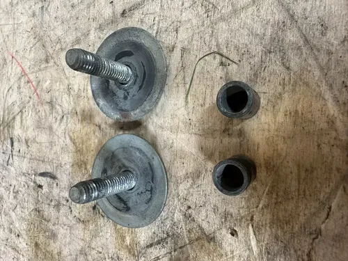 1987 Quadzilla Suzuki LT500R Fuel Gas Tank Front Bolts, Washers, Steel Bushings