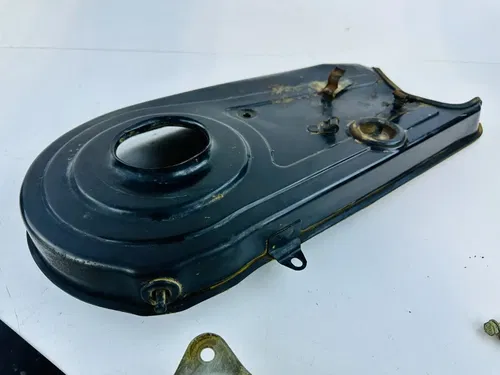 1985 HONDA ATC 110 Chain Guard Guide Protector Cover Assembly Axle Sprocket Moun
