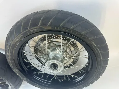 SUZUKI DRZ400SM 05-24 17" RK EXCEL Black Wheel Set NICE!