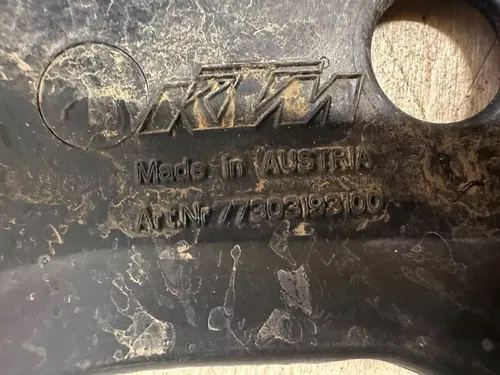 2008 KTM 300 XC Frame Protector Heel Guards