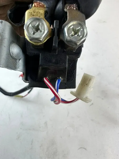 2021 Suzuki DRZ 400SM OEM Starter Solenoid & Battery Negative Ground Wire LOW HR