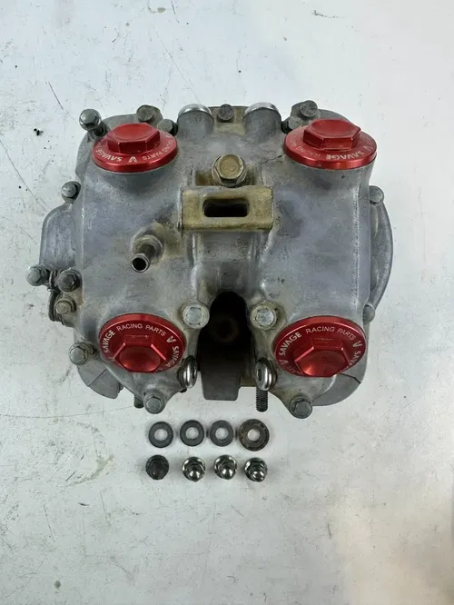 2001 Honda XR400R Top End Cylinder Head w/ Valves NICE 96-04