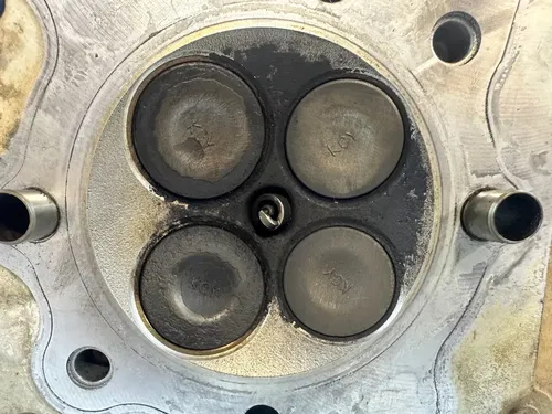 2001 Honda XR400R Top End Cylinder Head w/ Valves NICE 96-04