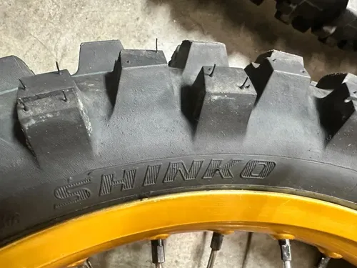 2007 Honda CRF450R Gold Takasago Wheel Set Front 21"  & Rear 19" w/Shinko Rear