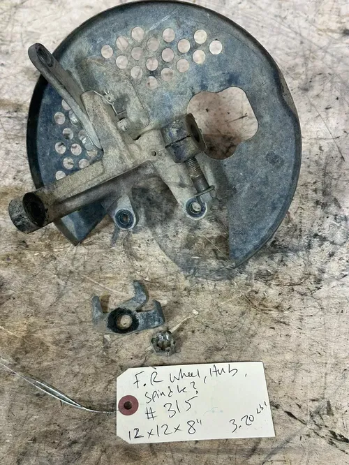 1987 Quadzilla Suzuki LT500R Front Left Spindle & Guard