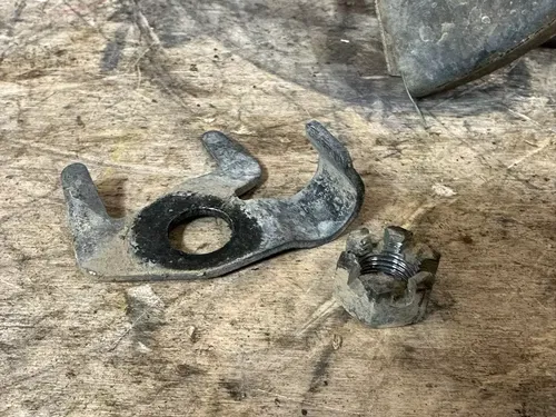 1987 Quadzilla Suzuki LT500R Front Left Spindle & Guard