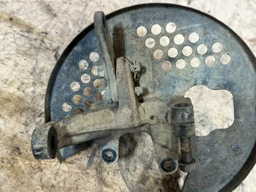 1987 Quadzilla Suzuki LT500R Front Left Spindle & Guard