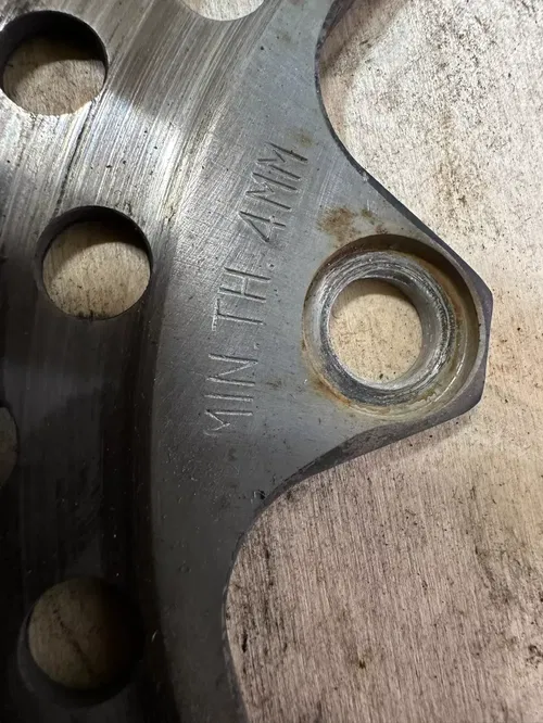 HONDA XR600R Rear Brake Disc & Bolts 1992 XR 600 R