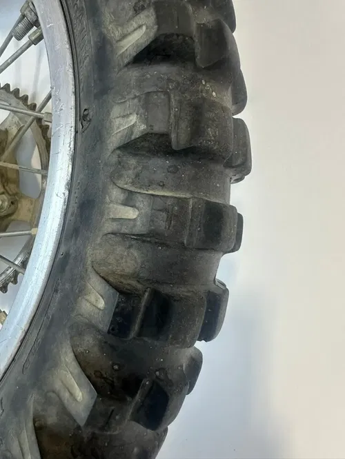 Honda 1984 XR200R 17" OEM Stock Wheel Hub Spokes with Tire