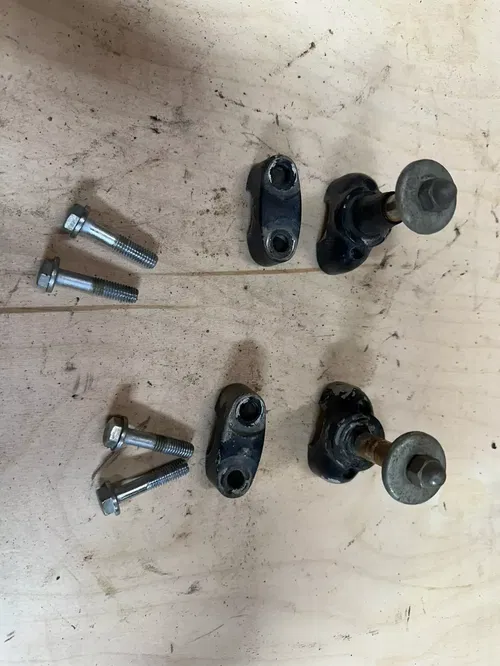 Honda XL 185s Bar Riser Mount Clamps 1981