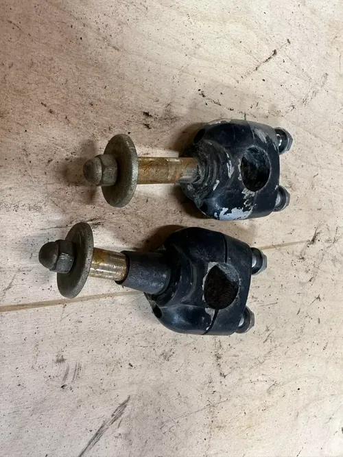 Honda XL 185s Bar Riser Mount Clamps 1981
