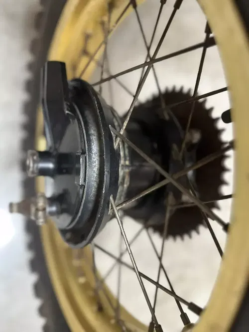 1986 Honda XL600L Gold Wheel Set 17" Rear 21" Front Nice Complete Assembly