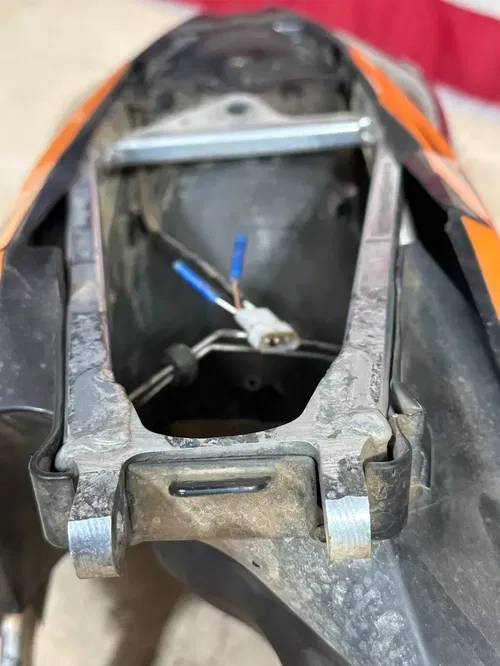 2008 KTM 300XC Rear Subframe W/ Airbox, Rubber Boot, Fender, Taillight