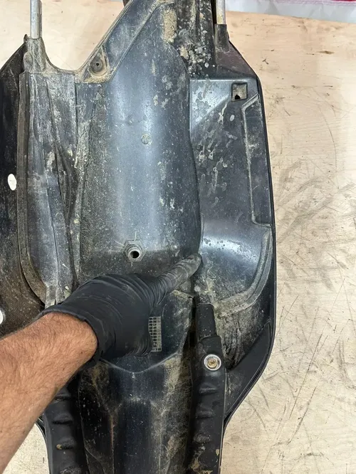 2008 KTM 300XC Rear Subframe W/ Airbox, Rubber Boot, Fender, Taillight