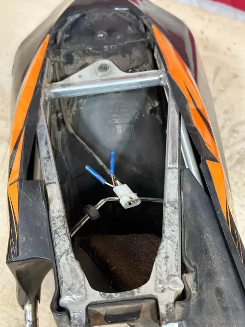 2008 KTM 300XC Rear Subframe W/ Airbox, Rubber Boot, Fender, Taillight