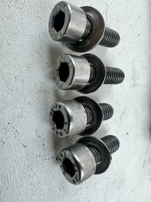 2006 Honda CRF450R Motor Mount Engine Hanger Set Polished Aluminum
