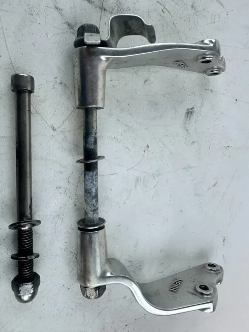 2006 Honda CRF450R Motor Mount Engine Hanger Set Polished Aluminum