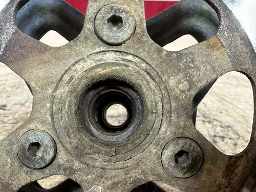 1987 Quadzilla Suzuki LT500R Front Wheel Rotor Hub w/disc