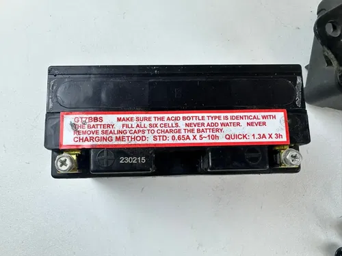 2021 Suzuki DRZ 400SM OEM Battery Box with Good Battery LOW MILES