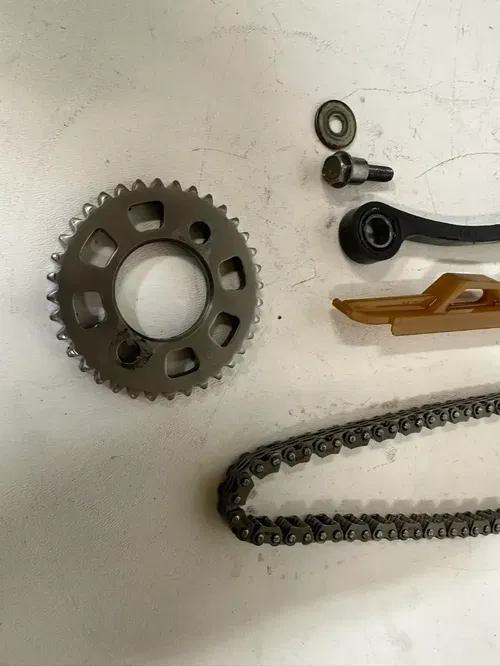 2004 Honda CRF450R Timing Chain W/ Guides & Cam Gear CRF 450 R NICE OEM