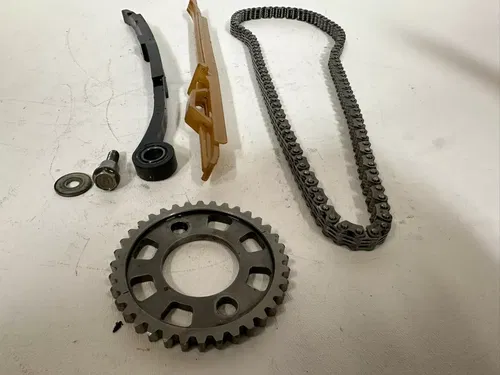 2004 Honda CRF450R Timing Chain W/ Guides & Cam Gear CRF 450 R NICE OEM