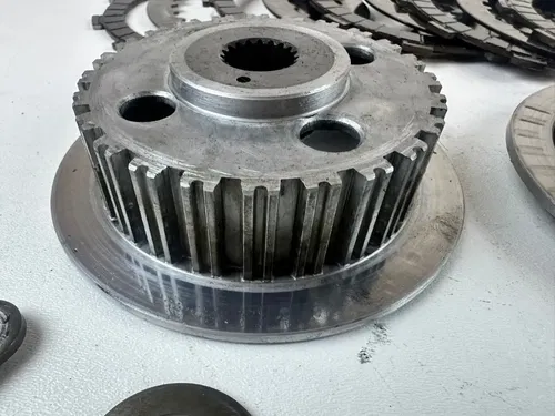 Honda 1984 XR200R Clutch Basket Inner Assembly Complete Nice! Plates Springs etc