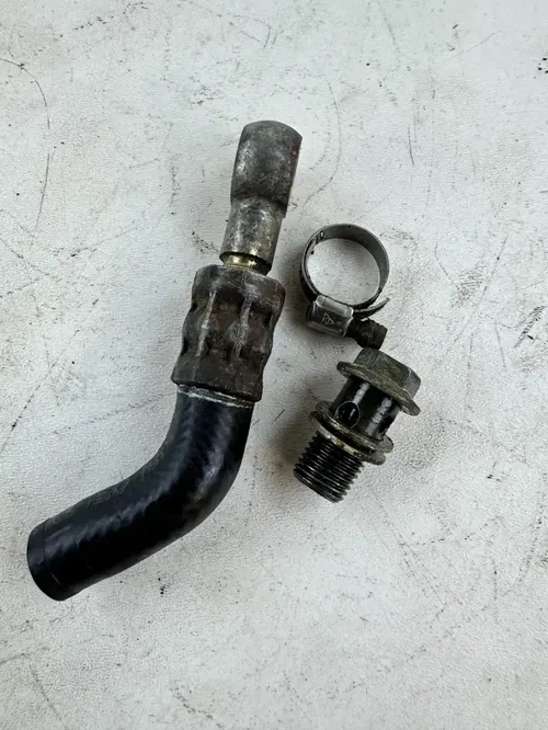 SUZUKI DRZ400SM 05-24 Lower Frame Oil Connection Large Banjo Bolt and Hose Stock