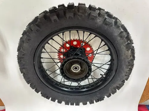 1987 HONDA XR600R Rear Wheel & Brand New Tusk Tire 17" XR 600R 600 Black