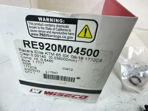 Gas Gas MC65 Wiseco Piston Vertex Gasket Kits 2 pistons & More 09-23