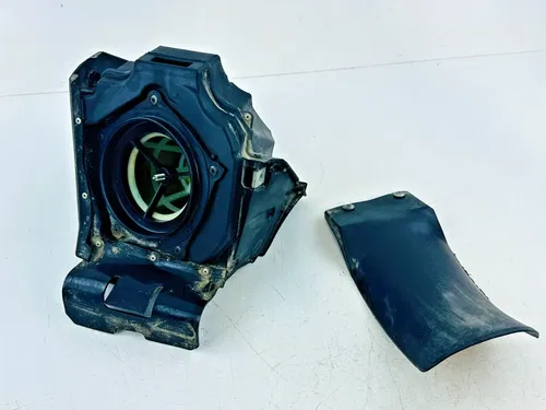 2023 Yamaha YZ85 Airbox Filter Housing w/ Cage & Mud flap OEM stock