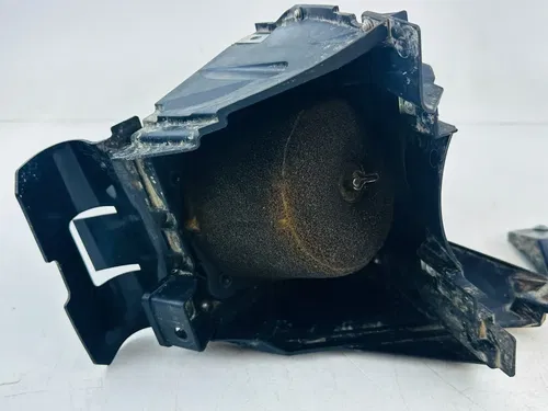 2023 Yamaha YZ85 Airbox Filter Housing w/ Cage & Mud flap OEM stock
