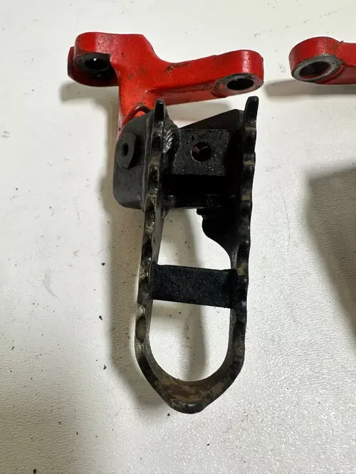 1984 Honda XR250R  Foot Pegs & Mounts W/Bolts OEM Stock Nice!