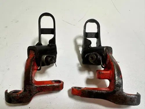 1984 Honda XR250R  Foot Pegs & Mounts W/Bolts OEM Stock Nice!
