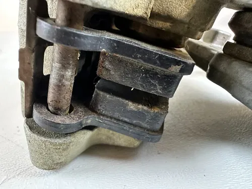 2006 HONDA CR85R Rear Brake Caliper Guard Piston Brakes and Banjo Bolt OEM