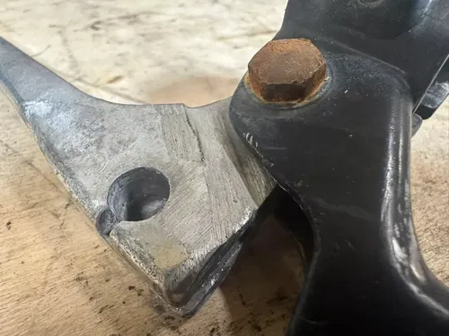 Honda XL185S 1981 Front Brake Lever & Perch (Shows Wear!)