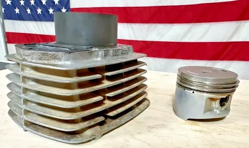 1981 81 HONDA XL185 XL 185S CYLINDER & PISTON TOP END JUG