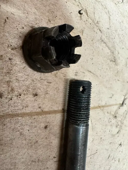 1981 81 HONDA XL185 XL 185S FRONT AXLE PIVOT BOLT