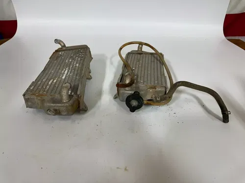 2008 Kawasaki KX450F KX450 KX 450 F Radiator Radiators Set Pair With Cap OEM