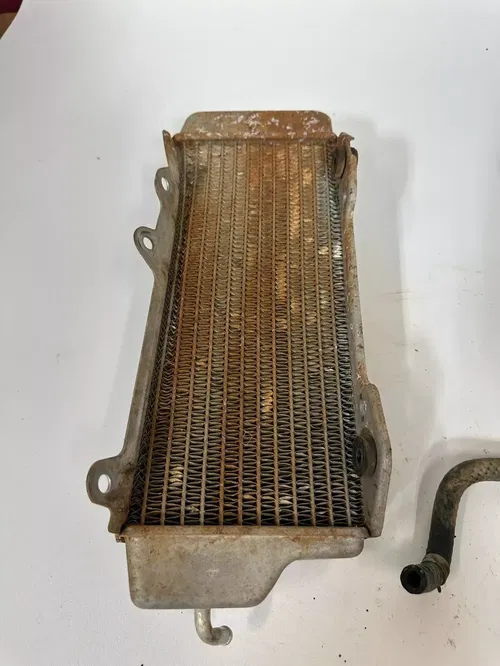 2008 Kawasaki KX450F KX450 KX 450 F Radiator Radiators Set Pair With Cap OEM