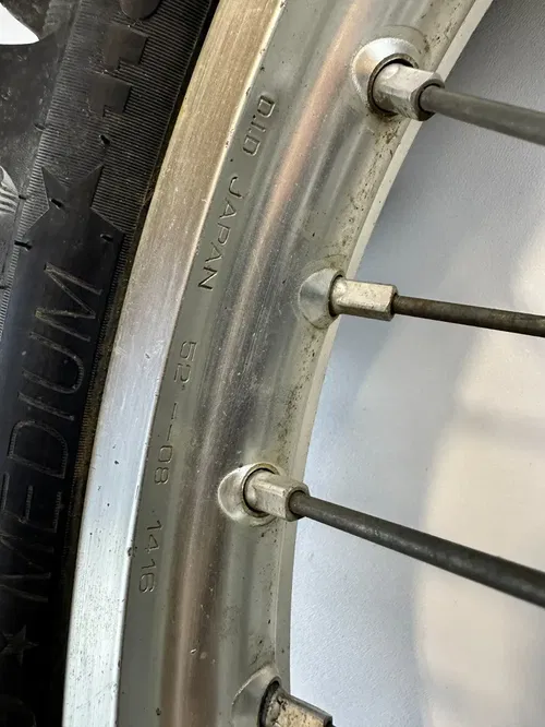 2008 Honda CRF 250R Rear DID  Wheel 19" w/spacers sprocket disc tire STRAIGHT