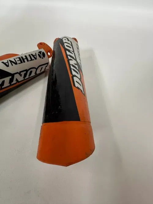 2008 KTM 300 XCW Fork Guard Protectors Set Orange XC W
