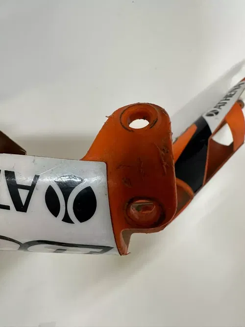 2008 KTM 300 XCW Fork Guard Protectors Set Orange XC W