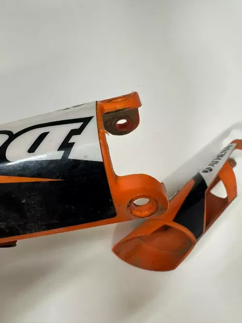 2008 KTM 300 XCW Fork Guard Protectors Set Orange XC W