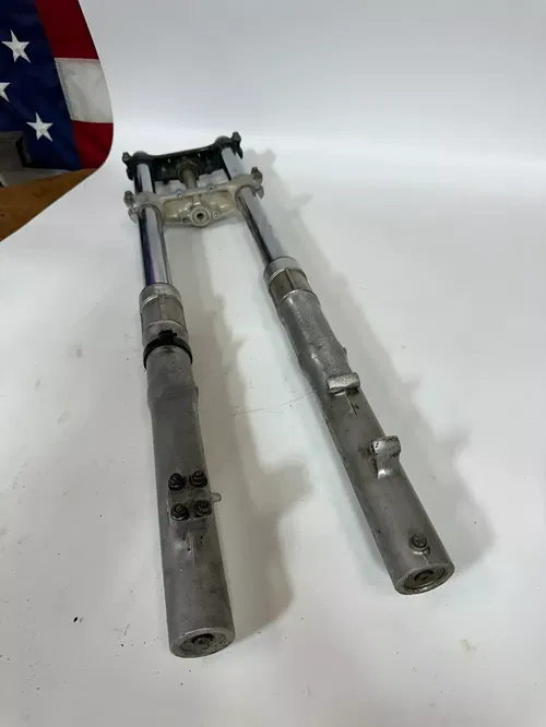 1987 HONDA XR600R Showa Front Forks Suspension Shocks Triple Tree Complete NICE!