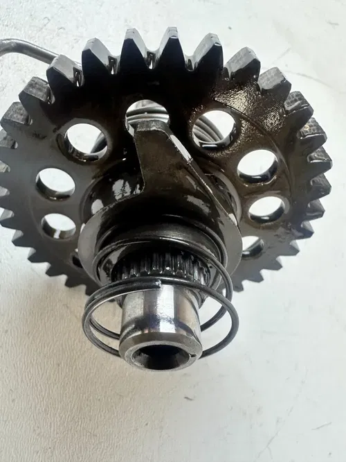2007 Honda CRF450R Kickstart Starter Spindle Shaft Gear Mechanism OEM Stock CRF